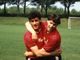 Russo insieme a Van Basten ai tempi delle giovanili del Milan (foto Corriere di Sciacca)