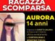 Aurora, 14 anni, scomparsa dal 3 febbraio. E’ originaria di Corbetta