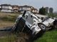 Mortara: autoarticolato si ribalta in strada Pavese, traffico in tilt