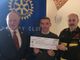 Il Rotary Club Cairoli dona 1.500 euro all'associazione amici dei Pompieri Lomellina Sud