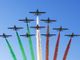 Le Frecce Tricolori nel cielo sopra Vercelli: nel 2023 l'esibizione della Pattuglia acrobatica