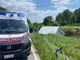 Lomello: camion esce di strada sulla provinciale 5, ferito un 71enne