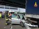 Incidente nella notte lungo la Milano-Brescia: tre feriti