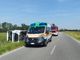 San Martino Siccomario: si ribalta con il camion, illeso un 35enne