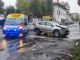 Scontro all’incrocio di via Mentana a Magenta: auto finisce sulla piazzola del mercatino della frutta