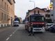 I vigili del fuoco e l'ambulanza sul posto