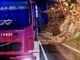 FOTO. Smottamento lungo la Provinciale 61 a Luino: strada chiusa tutta la notte