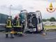 FOTO. Autocisterna si ribalta in autostrada: paura sul raccordo tra Autolaghi e 336 di Malpensa e svincolo chiuso