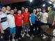 Paolo Di Ciancio, il quarto da destra, con i ragazzi dell'AC United