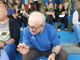 Renzo Introini, allo stadio a vedere il Magenta calcio dopo 67 anni: giocò nella prima squadra nata nel 1946