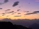Onde orografiche al tramonto lungo le Alpi (foto da Campo dei Fiori - Paolo Valisa)