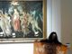 Uffizi, blitz di Ultima generazione: volantini attaccati alla Primavera di Botticelli
