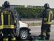 Abbiategrasso: tamponamento in via Dante, auto prende fuoco Abbiategrasso: tamponamento in via Dante, auto prende fuoco