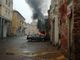 Mortara: in fiamme un'auto in piazza Olivelli, intervengono i vigili del fuoco