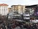 Il palco di piazza Colombo, simbolo del 70° Festival di Sanremo