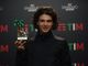 Leo Gassman alla premiazione in sala stampa Ariston Roof