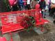 Garlasco: inaugurata la &quot;panchina rossa&quot; per Chiara Poggi e le donne vittime di violenza