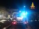 Oltrepò: in fiamme una canna fumaria a Ponte Nizza, i vigili del fuoco limitano i danni al tetto