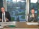 Gli assessori Gallera e Caparini durante il punto stampa di oggi