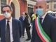Attilio Fontana con il sindaco di Codogno, Francesco Passerini
