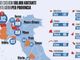 Il grafico pubblicato dal Fatto oggi in edicola con i nuovi casi di positività ogni 100mila abitanti relativi alle ultime due settimane