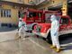 Vigili del fuoco in campo per sanificare i luoghi pubblici del territorio provinciale