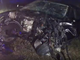 Una delle auto coinvolte nello schianto