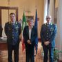 Pavia, in prefettura la visita del comandante regionale della guardia di finanza Luigi Compagnone