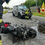 Scontro tra una moto e un suv nell'alto Milanese: 57enne gravissimo