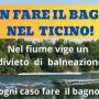 Ticino, il richiamo alla prudenza: il bagno nel fiume è vietato e può essere pericoloso