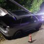 Corbetta: auto contro il palo sulla strada per Battuello Corbetta: auto contro il palo sulla strada per Battuello