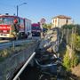 Pieve del Cairo: si ribalta con l'auto sulla provinciale, 46enne trasportato con l'elicottero in ospedale