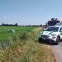 Vigevano: esce di strada con l'auto sulla provinciale 206, donna 77enne trasportata in ospedale con l'elicottero. Strada bloccata