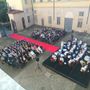Pavia, a palazzo Malaspina si è esibita per la prima volta la fanfara della marina militare