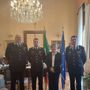 Pavia, il prefetto De Carlini ha incontrato il nuovo comandante della compagnia di Vigevano