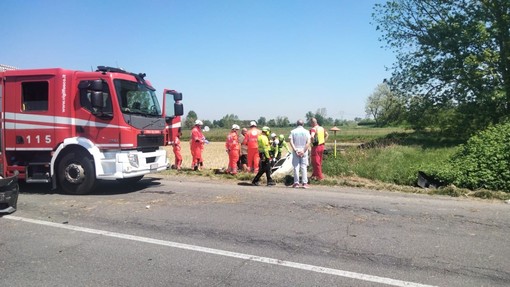 Dorno: scontro tra auto sulla circonvallazione, grave una 63enne