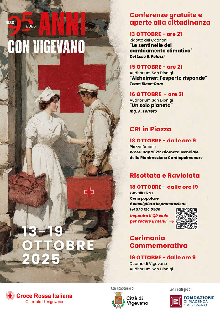 Vigevano, presentato il programma per i 95 anni della Croce Rossa in città Vigevano, presentato il programma per i 95 anni della Croce Rossa in città