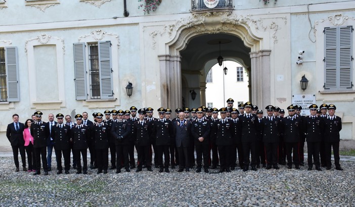 Il Generale di Corpo d'Armata Gino Micale in visita al comando provinciale Carabinieri di Pavia