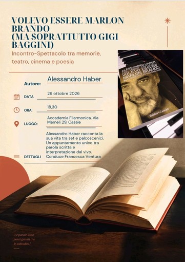 Casale Monferrato, Alessandro Haber si racconta in quasi sessant’anni di carriera Casale Monferrato, Alessandro Haber si racconta in quasi sessant’anni di carriera