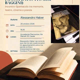 Casale Monferrato, Alessandro Haber si racconta in quasi sessant’anni di carriera
