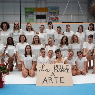 Mortara, festa di fine anno per la sezione pole dance della Costanza A.Massucchi