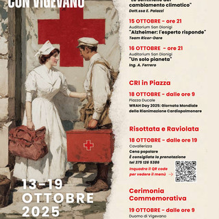 Vigevano, presentato il programma per i 95 anni della Croce Rossa in città