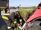 Robbio: rimosso l'autoarticolato uscito di strada ieri pomeriggio sulla ex statale 596 Robbio: rimosso l'autoarticolato uscito di strada ieri pomeriggio sulla ex statale 596