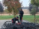 San Martino Siccomario: fermato con 100 chili di rame e fibra ottica, nei guai un pavese
