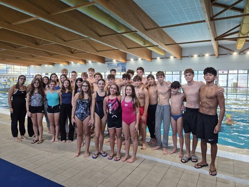 Nella foto: gli atleti dell’H2Sport a Lodi