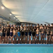 Nella foto: gli atleti dell’H2Sport che hanno gareggiato nella quarta prova della Coppa Los Angeles