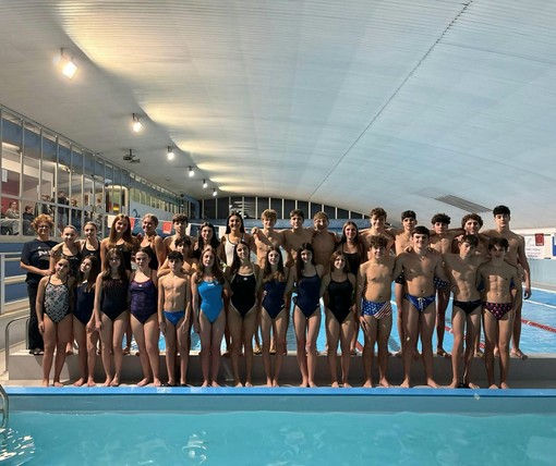 Nella foto: gli atleti dell’H2Sport che hanno gareggiato nella quarta prova della Coppa Los Angeles