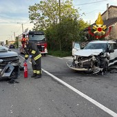 Valle, scontro tra auto e suv sulla provinciale 494: uno dei due feriti trasportato con l'elisoccorso ad Alessandria