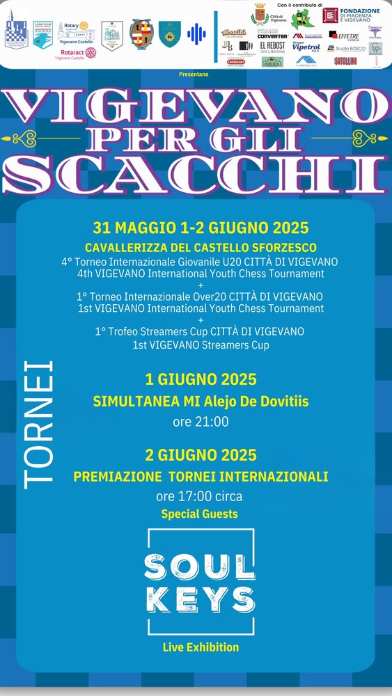 Presentato il programma di &quot;Vigevano per gli Scacchi 2025&quot;