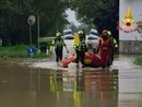 Oltrepò, i Vigili del fuoco salvano una mamma con due figli piccoli bloccati su un argine da improvviso allagamento